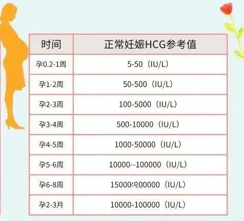 hcg值下降多少为流产